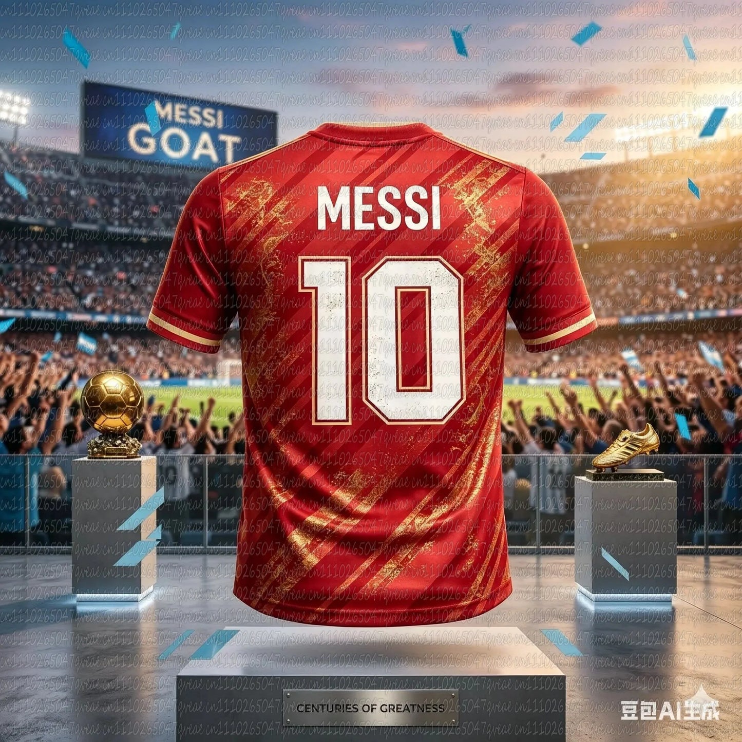 2026 Unisex Messi #10 Football Soccer Jersey Breathable Quick Dry Argentina Sportswear Casual Training Fan Uniform T Shirt