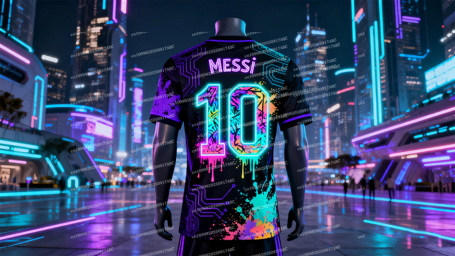 New Arrival Messi Jersey T-shirt Men Jersey Women Tshirt Casual Clohthes Fan Gift Top for Adults Summer Tshirt Top Kid Tshirt
