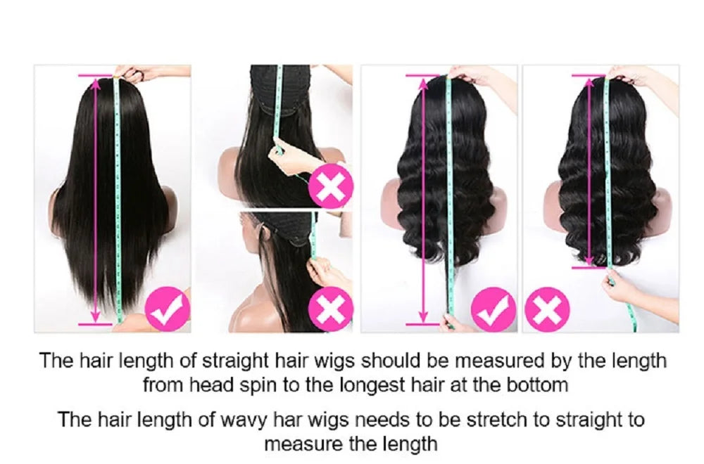 200% Density 13x6/360 Full Lace Wig Ombre Dark Brown Human Hair Straight 5x5 Silk Top Closure Wigs Remy Brazilian Bleached Knots