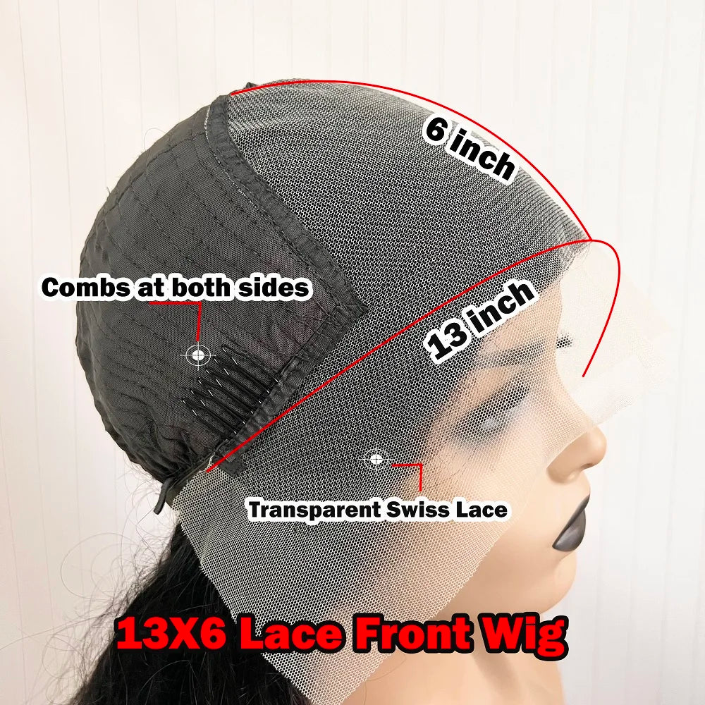 200% Density 13x6/360 Full Lace Wig Ombre Dark Brown Human Hair Straight 5x5 Silk Top Closure Wigs Remy Brazilian Bleached Knots