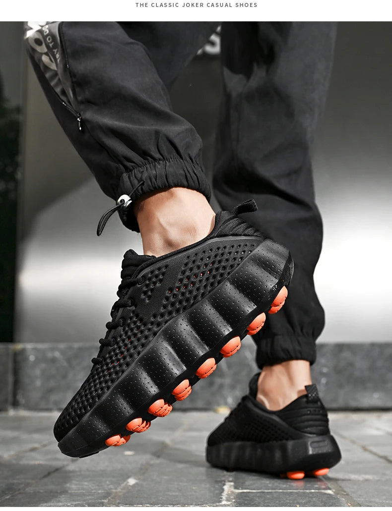 Brand Men Casual Shoes Thick Sole Soft Fashion Sneakers Summer Breathable Male Walking Shoes Zapatillas Hombre Mens Shoes