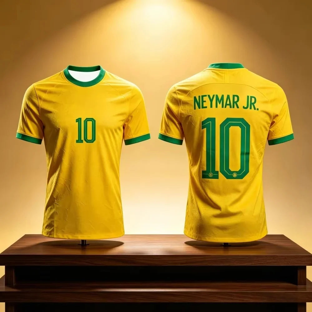 2026 Summer Best-selling Brazilian Fans Outdoor Training Jersey Casual Sports Breathable Quick-Drying Men's Shirt