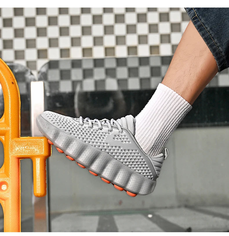 Brand Men Casual Shoes Thick Sole Soft Fashion Sneakers Summer Breathable Male Walking Shoes Zapatillas Hombre Mens Shoes