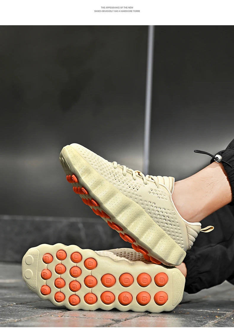 Brand Men Casual Shoes Thick Sole Soft Fashion Sneakers Summer Breathable Male Walking Shoes Zapatillas Hombre Mens Shoes