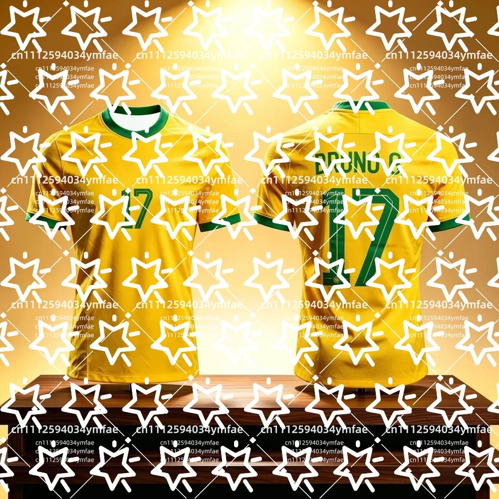 2026 Summer Best-selling Brazilian Fans Outdoor Training Jersey Casual Sports Breathable Quick-Drying Men's Shirt