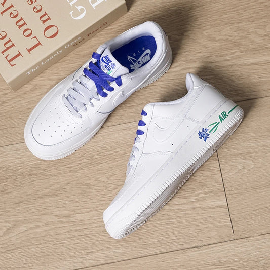 Nike Women's Shoes Air Force 1 Le (Gs) Sports Shoes Low-Top Breathable Non-Slip Wear-Resistant Casual Sneakers If0498-101